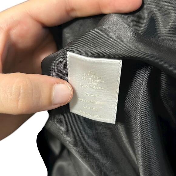 RSVP By Talbots Lurex Metallic Tweed Jacket NWT Women's Sz 20W Navy Blue Elegant - Picture 6 of 6